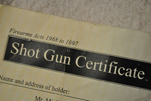 shotgun certificate 